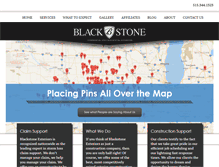 Tablet Screenshot of blackstoneexteriors.com